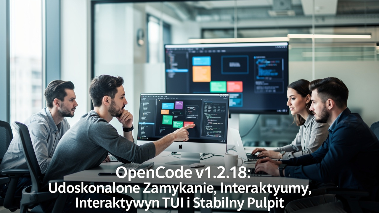 opencode v1 2 18 udoskonalone zamykanie interaktywny tui i stabilny pulpit