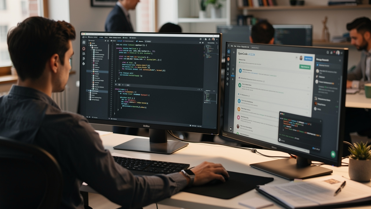 OpenCode v1.2.24: rozszerzone TUI, wsparcie dla GitLab z dużym kontekstem i Copilot