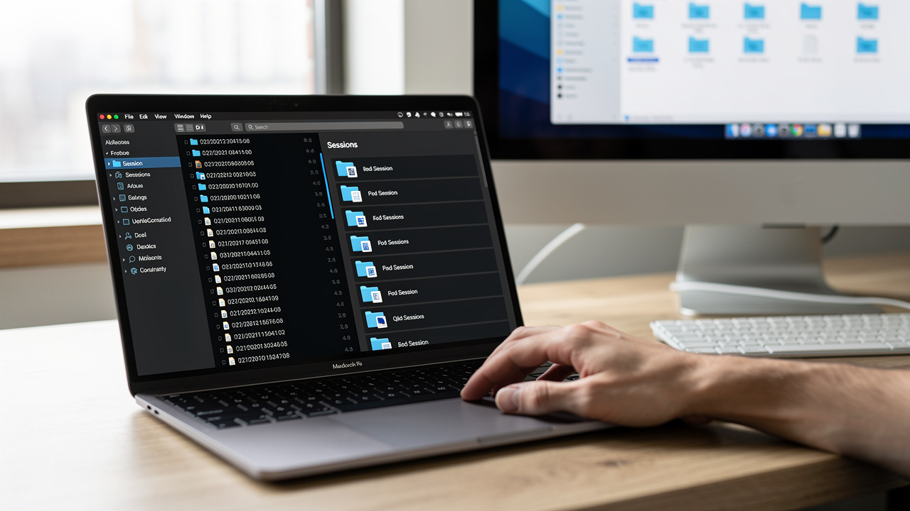 Wizualizacja i zarządzanie sesjami bez wychodzenia z terminala
