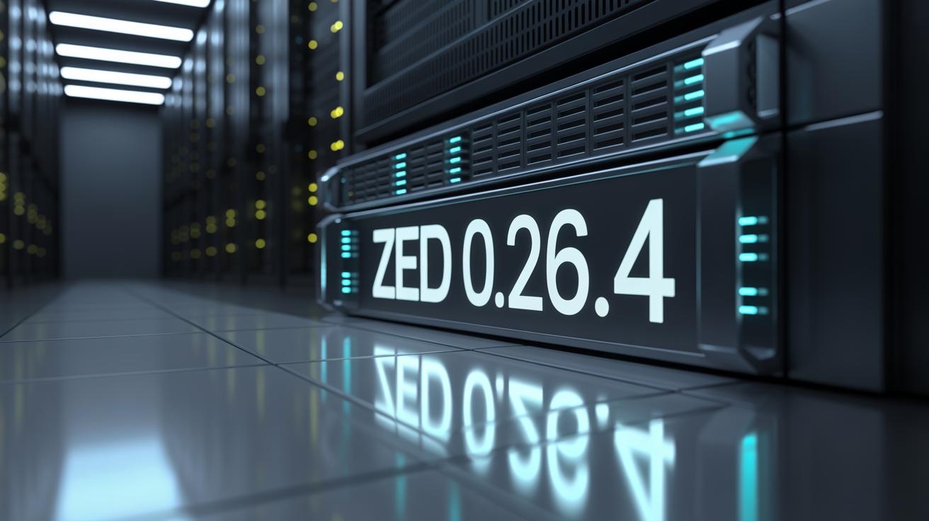 Zed 0.226.4: Własny Serwer AI, Lepsze Diffs i Diagnostyczne Odznaki