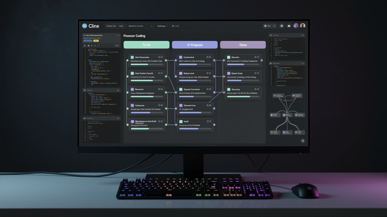 Cline Kanban: Wizualna Kokpituj Dla Wielu Asystentów Kodujących AI